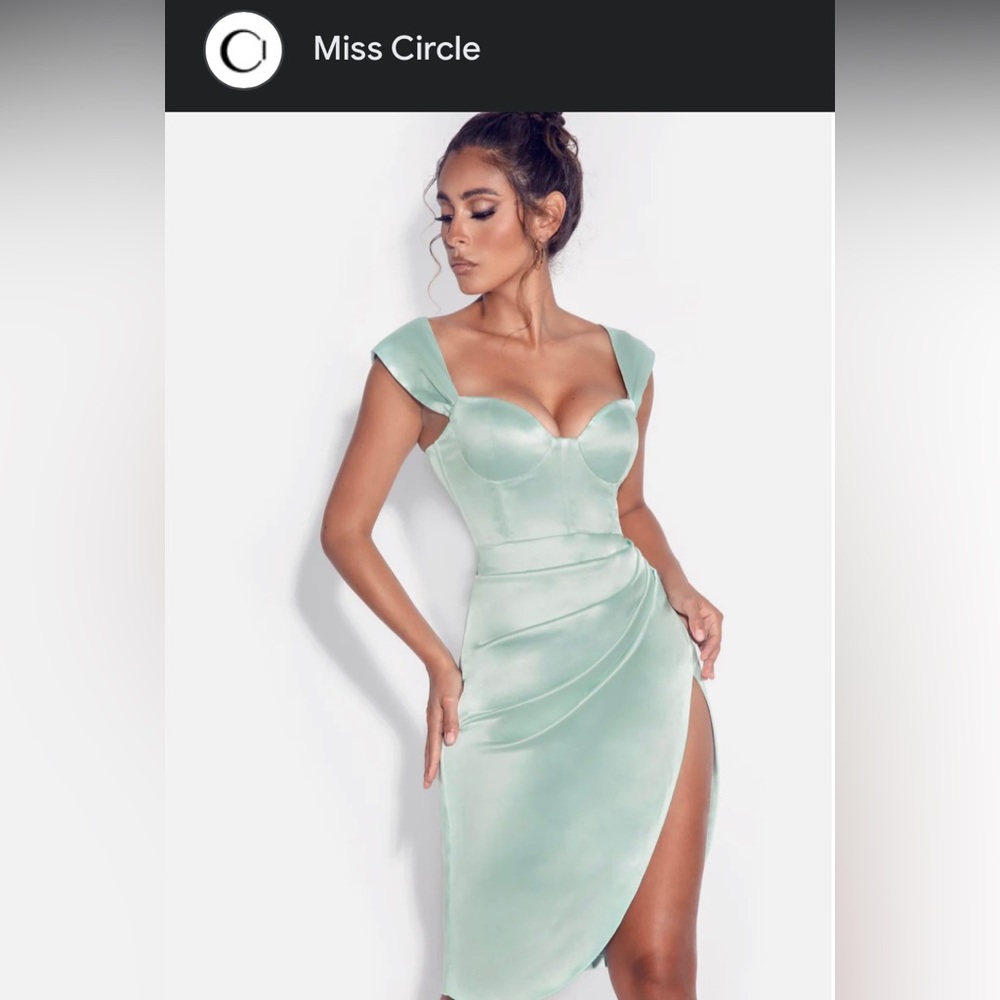 Miss Circle Hedy Mint Dress - M